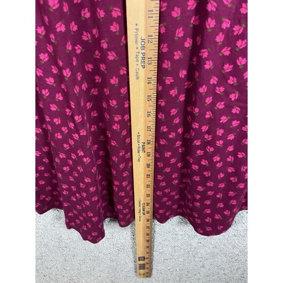 Gudrun Sjoden Shirt Women’s XXL Short Sleeve Floral Organic Cotton Lagenlook - Picture 10 of 12